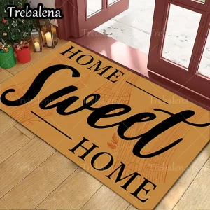 Home Sweet Home Rustic Farmhouse Welcome Mat