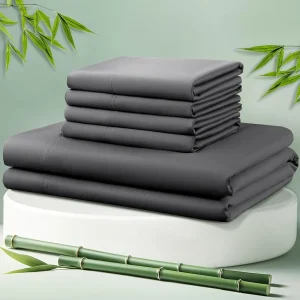 1800 TC, Bamboo, deep-pocket, 6Pc Queen Sheet Set